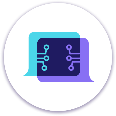 Focused Icon Prompt Engineering Circle